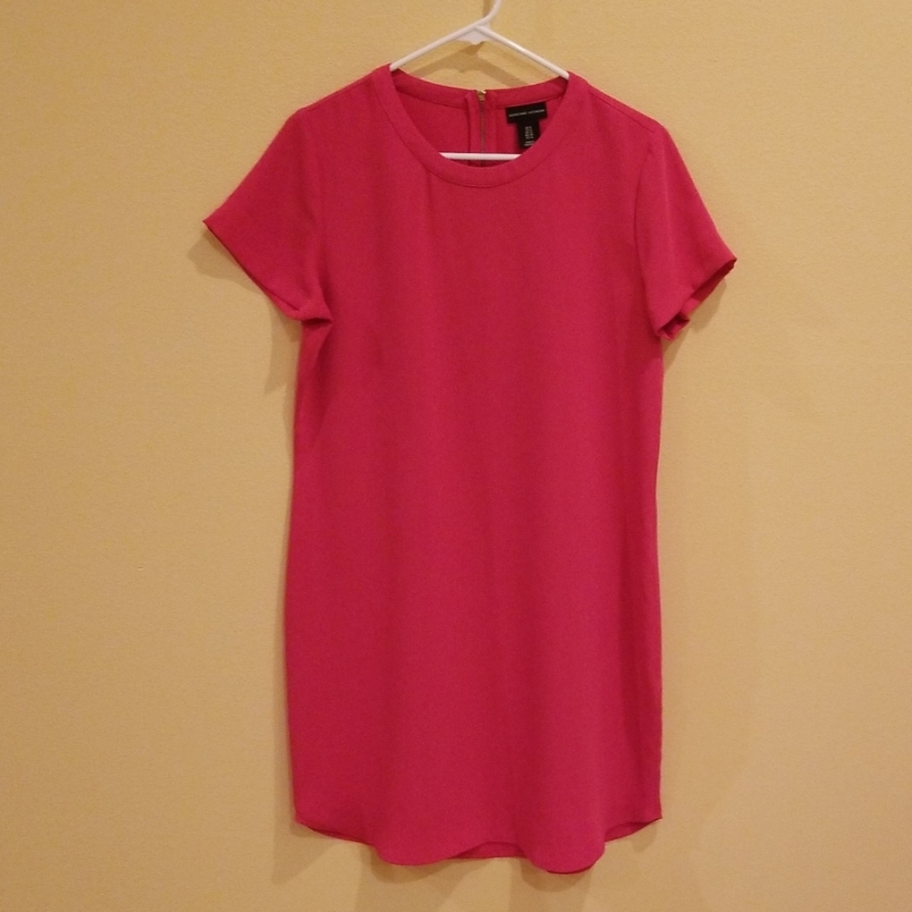 Adrienne Vittadini Short Cap Sleeve Shirt Dress